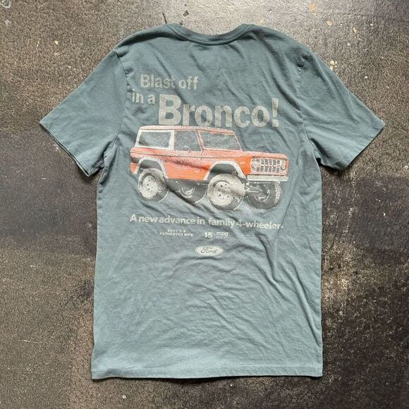 Goodfellow x Ford Short Sleeve T-Shirt Size M Tall Cotton Blend Vintage Style - Picture 1 of 11